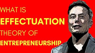 Effectuation Theory of Entrepreneurship  Part 1 [upl. by Nnor]