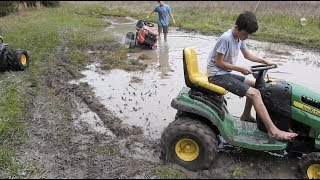 Taking All 3 Mud Mowers for a Ride [upl. by Cantone]