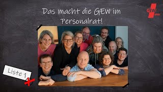 Personalratswahl 2024  Das macht die GEW im Personalrat [upl. by Etnohc]