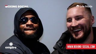 Jarrell Miller INTERRUPTS Otto Wallin Interview To Send Threat To Anthony Joshua [upl. by Bortman]