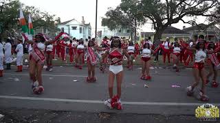 GW Carver vs Booker T Washington Majorette Battle  Bacchus Parade 2022 Must Watch [upl. by Ark]