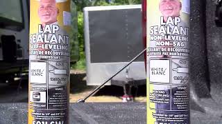 RV Roof Maintenance and Repair SelfLeveling Lap Sealant and Lap Non Sag Difference Wolf Pack 365 16 [upl. by Idoj]