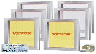 VEVOR Screen Printing Kit 6 Pieces Aluminum Silk Screen Printing Frames 10x14inch Review [upl. by Hosbein]