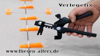 Verlegefix Fliesen Nivelliersystem Fliesen verlegen [upl. by Nnylatsyrc]