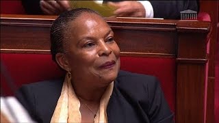 Taubira fait rire lAssemblée en ironisant sur Ciotti [upl. by Marguerite]