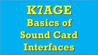 Basics of Ham Radio Sound Card Interfaces PSK 31 and other Digital Modes [upl. by Hibbert144]