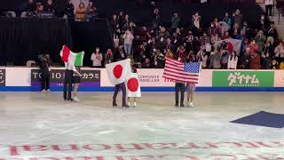 Skate Canada 2022 PostMedal Ceremony Pairs [upl. by Lindemann716]