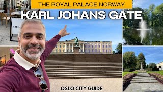 The Royal Palace Norway  Karl Johans Gate Oslo [upl. by Arlyn653]