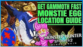 Gammoth Monstie Egg Location  Easy Royal Monster Defeat amp Retreat  Monster Hunter Stories 2 [upl. by Beffrey92]