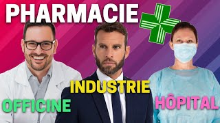 💊 FILIÈRES DE PHARMACIE  Officine Hôpital Industrie  TOUT SAVOIR 🧠 [upl. by Haceber]