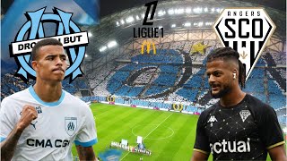 OLIMPIQUE de MARSEILLE x ANGERS  LIGUE 1 McDONALDS 2425 [upl. by Wiebmer]