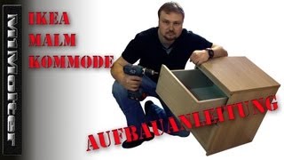 IKEA MALM Kommode  Aufbauanleitung von M1Molter [upl. by Adnilemre]