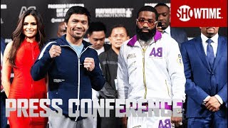 Pacquiao vs Broner Fight Week Press Conference  SHOWTIME PPV [upl. by Eselrahc262]