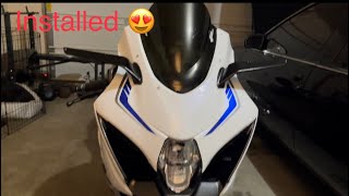 Install Rizoma Stealth Mirrors GSXR1000 [upl. by Erdnuaed685]