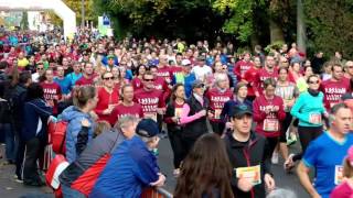 Départ 10km du marathon de Lausanne 2015 [upl. by Sitoiyanap255]