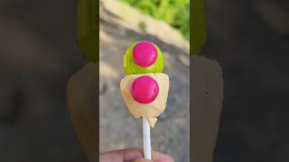 Lemonade flavour lollipop amp baby choco gems shorts lollipop candy [upl. by Aaron521]