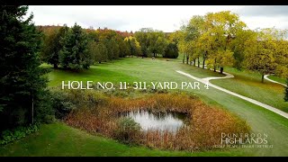 Hole 11 Overview by Head Golf Pro  Duntroon Highlands [upl. by Ladew]