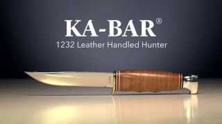 KABAR 1232 Leather HandledHunter [upl. by Lynette]