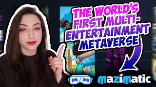 MaziMatic review Worlds 1st Multientertainment mixed reality metaverse [upl. by Murry904]