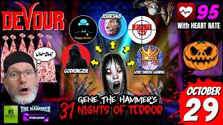 🎃DEVOUR TRAILER🎃WERE ALL GONNA DIE🔥HALLOWEEN 2024 devour 31NightsOfTerror live horror party [upl. by Gebhardt]