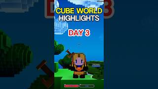 CUBE WORLD HIGHLIGHTS DAY 3 cubeworld gameplay shorts [upl. by Church]