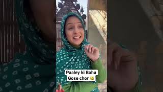 Paaley ki Bahu se bach ke rehna 🤣 rakhilohchab shorts funny haryanvi desiaunties [upl. by Olimpia]