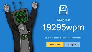 AUTOCLICKER vs The HUMAN BENCHMARK TEST Typing Test [upl. by Terti991]