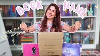 Book Haul Unboxing Moonlight book box Waterstones Locked library June Box Fairyloot✨ [upl. by Nahej]