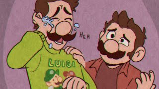 Mario makes a sweater for Luigi [upl. by Sturdivant432]