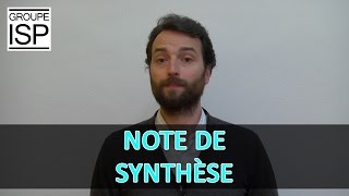 Les 5 clés pour réussir la note de synthèse [upl. by Nuhsed]