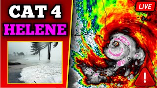 Major Hurricane Helene As It Made Landfall In Florida With CATASTROPHIC Impacts  92624 [upl. by Eiclek]