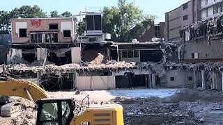 Harcombe  Union demolition paused Clemson University 0932 hrs Fri 5 July 2024 85° 75 WSW 24￼ [upl. by Oniluap]