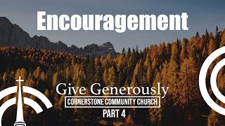 Encouragement  Pastor Mark Sneath  Cornerstone Community Church Cambridge [upl. by Ayidah509]