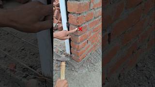 How to attach gate frame to wall गेट की चौखट को दीवार से कैसे जोड़े [upl. by Alegnat]