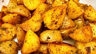 Papas al HornoSin Horno Doradas y con Mucho SaborTruco para que parezcan al Horno [upl. by Ubald130]