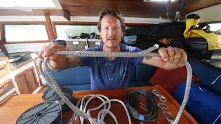 DYNEEMA Howto splice it and make a soft shackle Rigging pt I [upl. by Ttevi648]