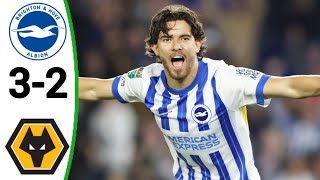 Brighton vs Wolves 32 Ferdi Kadıoğlu Goal All Goals and Extended Highlights [upl. by Bobbi]