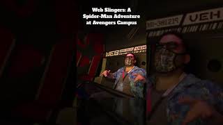 Web Slingers A SpiderMan Adventure Ride At Disney California Adventure Park [upl. by Atiran]