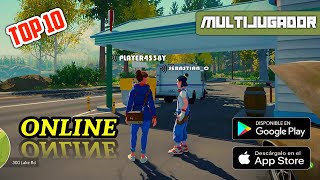 TOP 10 Mejores JUEGOS Multijugador ONLINE para JUGAR con AMIGOS para ANDROID 2024 3 [upl. by Quintina563]