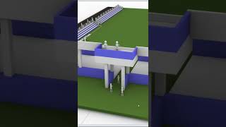 Stadium 🏟 rhino3d blender 3dmodeling viralshorts [upl. by Robinett]