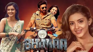 Bhimaa 2024 movie Malvika Sharma Tottempudi Gopichanda and poorna Facts and Review [upl. by Phionna615]