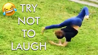 Try Not to Laugh Challenge Funny Fails 😂 [upl. by Orteip415]