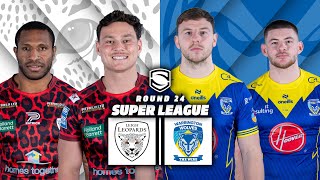 Leigh Leopards vs Warrington Wolves  Round 24  Super League 2024 [upl. by Leyameg]