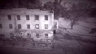 Drone view drone in the past 1911 Crownsville Hospital Center in Maryland insane asylum [upl. by Siderf]