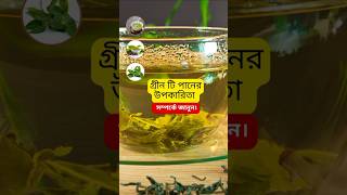 গ্রীন টি এর উপকারিতা shortsviral healthyeating greentea [upl. by Ingeberg]