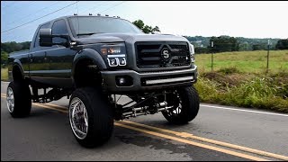 Straight piped 67 Powerstroke on 24x16s [upl. by Asiulairam]