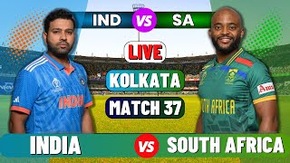 Live IND Vs SA ICC World Cup 2023  Live Match Centre  India Vs South Africa  1st Innings [upl. by Care]