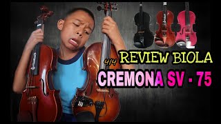 Unboxing Review Violin Biola Cremona SV75  Cremona Indonesia [upl. by Dustman]