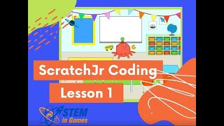 ScratchJr Coding Lesson 1  How to Make Character Move  Free Programming Lesson1 [upl. by Llenaej288]