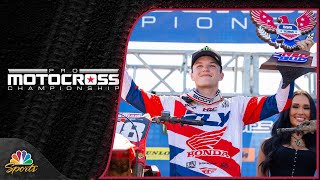 Pro Motocross 2024 RedBud best moments  Motorsports on NBC [upl. by Daggna]